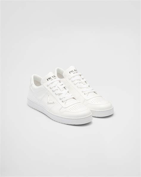 prada scamosciato sneakers|White Downtown Patent Leather Sneakers .